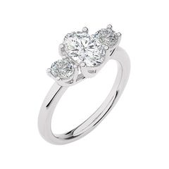 Classic Three-Stone Diamond Engagement Ring