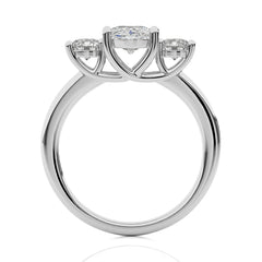 Classic Three-Stone Diamond Engagement Ring
