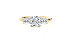 Classic Three-Stone Diamond Engagement Ring
