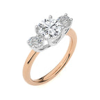 Classic Three-Stone Diamond Engagement Ring