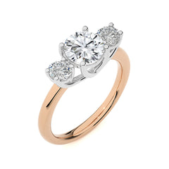 Classic Three-Stone Diamond Engagement Ring