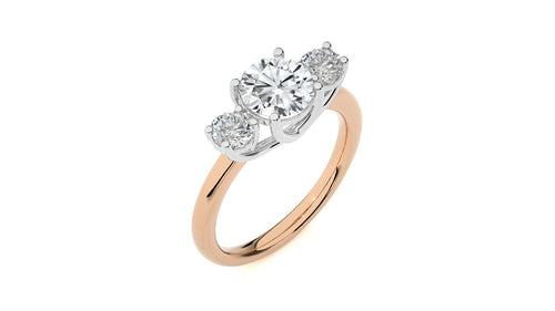 Classic Three-Stone Diamond Engagement Ring