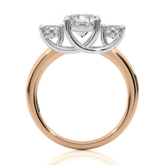Classic Three-Stone Diamond Engagement Ring