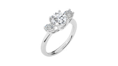 Classic Three-Stone Diamond Engagement Ring