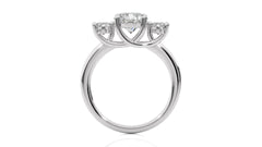 Classic Three-Stone Diamond Engagement Ring