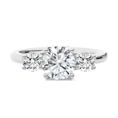 Classic Three-Stone Diamond Engagement Ring