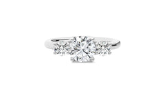 Classic Three-Stone Diamond Engagement Ring
