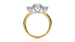 Classic Three-Stone Diamond Engagement Ring