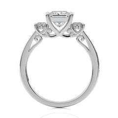 Classic Three-Stone Diamond Engagement Ring