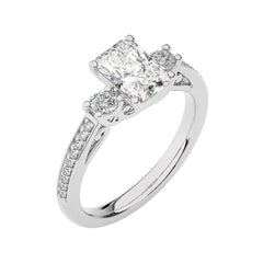 Classic Three-Stone Diamond Engagement Ring