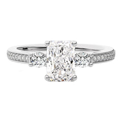 Classic Three-Stone Diamond Engagement Ring