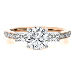 Classic Three-Stone Diamond Engagement Ring