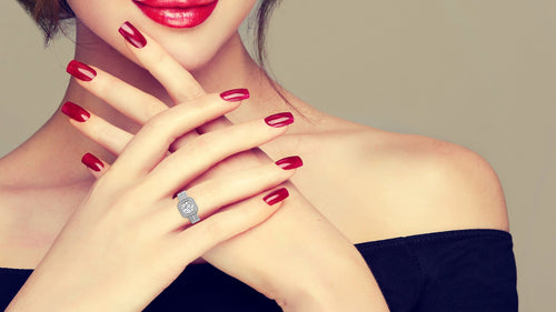 Contemporary Diamond Halo Engagement Ring