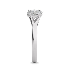 1 3/4 CT. Oval and Round Two Stone Lab Created Diamond Engagement Ring