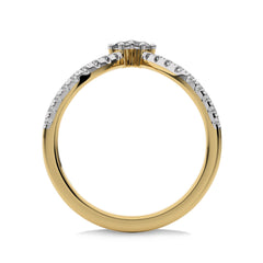 1/4 CT. Chevron Round Lab Created Diamond Wedding Band