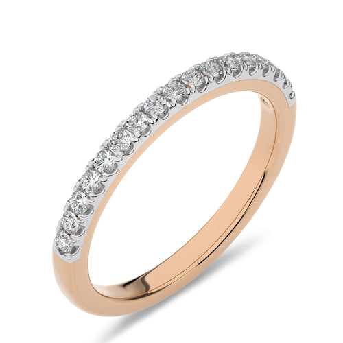 1/4 CT. Round Lab Created Diamond Half Eternity Band