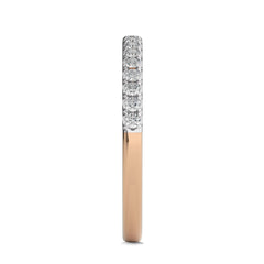 1/4 CT. Round Lab Created Diamond Half Eternity Band