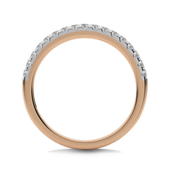 1/4 CT. Round Lab Created Diamond Half Eternity Band