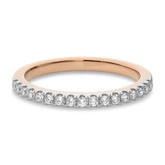 1/4 CT. Round Lab Created Diamond Half Eternity Band