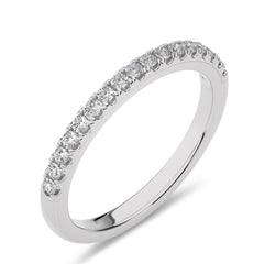 1/4 CT. Round Lab Created Diamond Half Eternity Band