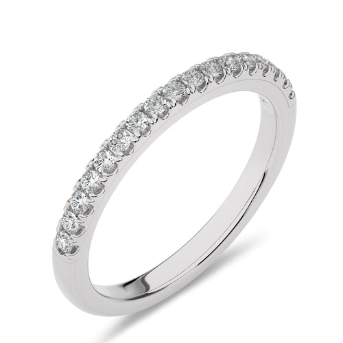 1/4 CT. Round Natural Diamond Half Eternity Band