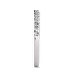 1/4 CT. Round Lab Created Diamond Half Eternity Band
