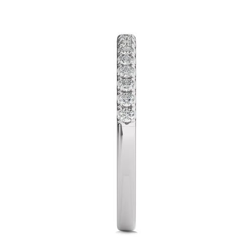 1/4 CT. Round Lab Created Diamond Half Eternity Band