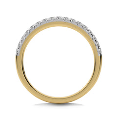 1/4 CT. Round Natural Diamond Half Eternity Band