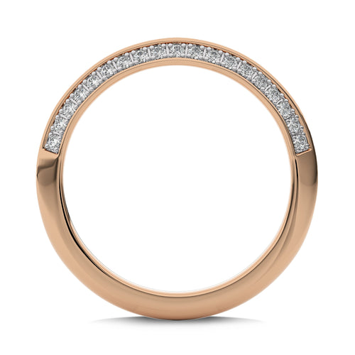 1/5 CT. Knife Edge Round Lab Created Diamond  Wedding Band