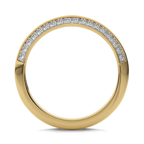 1/5 CT. Knife Edge Round Lab Created Diamond  Wedding Band