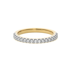 1/4 CT. Round  Natural Diamond Half Eternity Band
