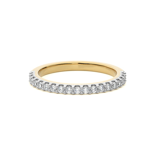 1/4 CT. Round  Natural Diamond Half Eternity Band