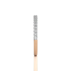 1/4 CT. Round  Natural Diamond Half Eternity Band