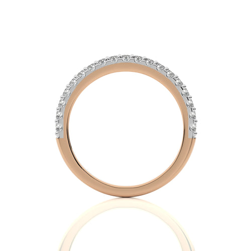 1/4 CT. Round  Natural Diamond Half Eternity Band