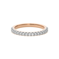 1/4 CT. Round  Natural Diamond Half Eternity Band