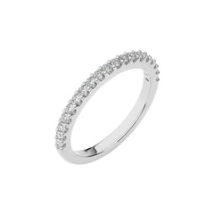 1/4 CT. Round  Lab Created Diamond Half Eternity Band