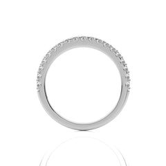 1/4 CT. Round  Lab Created Diamond Half Eternity Band