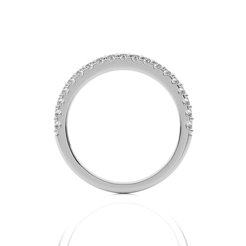 1/4 CT. Round  Natural Diamond Half Eternity Band