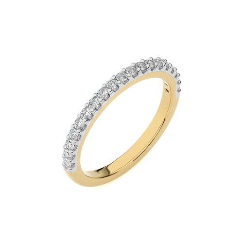 1/4 CT. Round  Lab Created Diamond Half Eternity Band