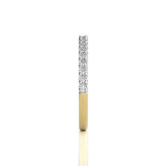 1/4 CT. Round  Natural Diamond Half Eternity Band