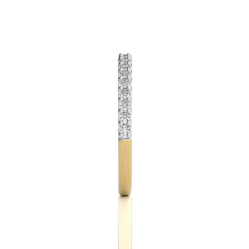 1/4 CT. Round  Natural Diamond Half Eternity Band