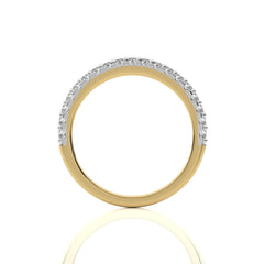 1/4 CT. Round  Natural Diamond Half Eternity Band