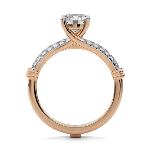 1 1/2 CT. Luminous Love Round Lab Created Diamond Ring with Enhancer