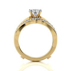 1 1/2 CT. Dreamweaver Wrap Round Lab Created Diamond Enhancer Ring