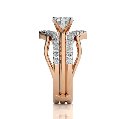 1 1/2 CT. Dreamweaver Wrap Round Lab Created Diamond Enhancer Ring