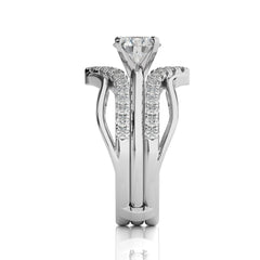 1 1/2 CT. Dreamweaver Wrap Round Lab Created Diamond Enhancer Ring