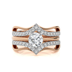1 1/2 CT. Dreamweaver Wrap Round Lab Created Diamond Enhancer Ring