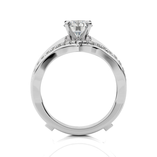 1 1/2 CT. Dreamweaver Wrap Round Lab Created Diamond Enhancer Ring