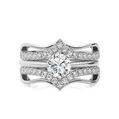 1 1/2 CT. Dreamweaver Wrap Round Lab Created Diamond Enhancer Ring