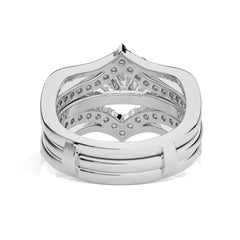 1 1/2 CT. Dreamweaver Wrap Round Lab Created Diamond Enhancer Ring